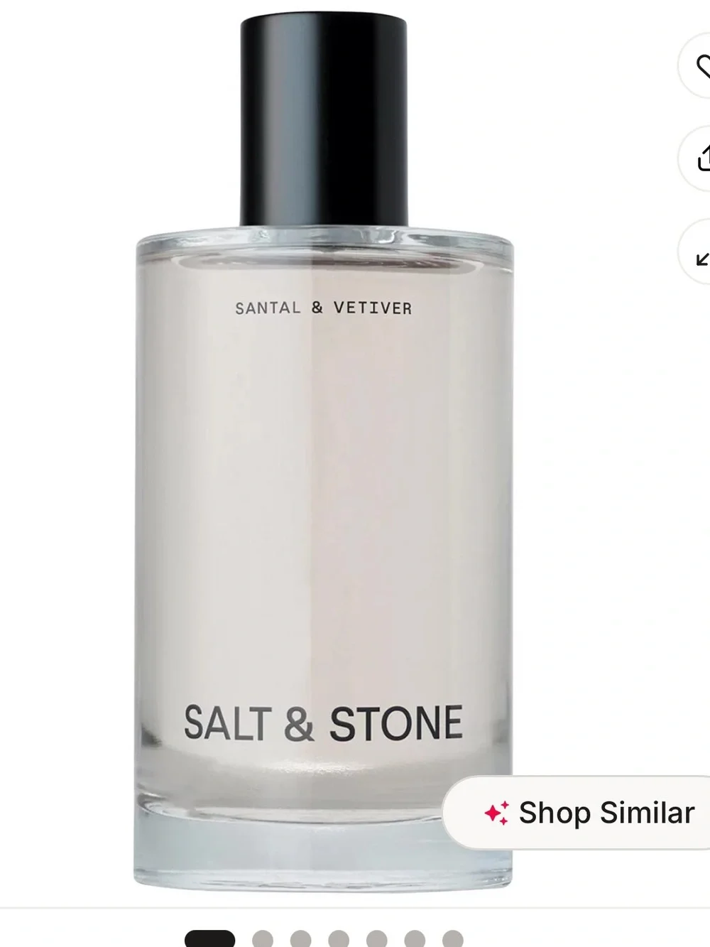 Salt and stone - Santal & Vetiver Fragrance - new in box full size